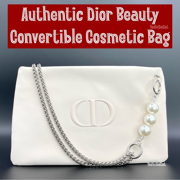 🆕 Dior Beauty Cosmetic Case to Convertible Crossbody Bag Purse, New Handbag - Picture 1 of 13